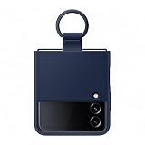 Samsung Galaxy Z Flip4 Official Silicone Cover with Ring Navy