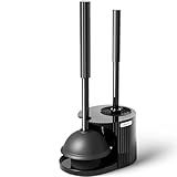 FORASTO 2 in 1 Toilet Plunger and Brush Set,Extended Handle Plunger,Toilet Bowl Brush Plunger Set,Bathroom Cleaning Tools ,Toilet Brush Plunger Combo,Cleaning Brush,Bathroom Cleaning Supplies
