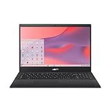 ASUS Chromebook CX1, 15.6" FHD NanoEdge Display, Intel Celeron N4500 Processor, 128GB eMMC Storage, 4GB RAM, ChromeOS, Mineral Gray, CX1500CKA-SS48F