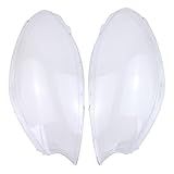 Roneeson 2Pcs Front Driver and Passenger Side Headlight Lens Cover for Porsche Macan 2014-2018