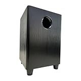 6.5 Inch Passive Subwoofer, 100W Power Heavy Bass Powerful Sound Synthetic Fiber Wood Material, Passive Speaker for Home Theater Party Plug and Play