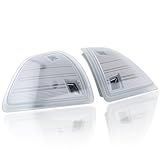 GoaMotors 68302828AA 2Pack LED Side Mirror Turn Signal Lights Clear Lens Compatible with Dodge Ram 1500 2500 3500 4500 5500 2010-2018 Replaces 68302829AA