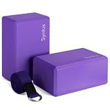 Syntus Yoga Block for Fitness, Pilates, Stretching and Toning, Purple