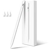 Stylus Pen for iPad Pencil 10th Generation, 3X Fast Charge Apple Pencil with Palm Rejection & Tilt Sensitivity, Compatible for 2018-2025 iPad 6/7/8/9/10/11, Pro 11"/12.9"/M4, Air 3/4/5/M2/M3, Mini 5/6