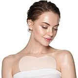 Skywee Professional Products Chest Wrinkle Pads Upgraded - Decollete Anti Cleavage Wrinkles Silicone Pad Set of 3 Reusable Patches for Skin Lines Prevention, Wrinkle Remover Treatment