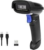 NETUM Bluetooth Barcode Scanner, Support 2.4G Wireless & Bluetooth & Wired