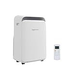 Amazon Basics 3-In-1 Portable Air Conditioner, 10000 BTU (ASHRAE), Cools Up to 450 Sqf, Portable AC with Cool/Dry (Dehumidifier)/Fan-Only Functions, Auto Mode, Sleep Mode, Timer, White