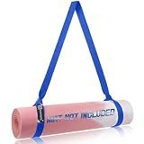 A AZURELIFE [MAT NOT Included] Yoga Mat Sling, Yoga Mat Straps for Carrying, Easy-Cinch Yoga Mat Holder Strap