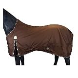 BARN & STABLE 600D Ripstop Lightweight Horse Turnout Sheet No Fill,Water-Resistant & Breathable Horse Blanket for Spring and Mild Weather, with Anti-Rub Fleece Withers