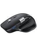 TECKNET Wireless Mouse, Side Scroll Bluetooth Rechargeable, 3-Device
