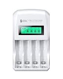 EBL LCD Battery Charger Smart Individual 907 AA AAA Rechargeable Battery Charger for Ni-MH Ni-CD Rechargeable Batteries