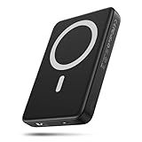 HAIARA for Magsafe Battery Pack, 10000mAh Magnetic Portable Charger with USB C Cable 20W PD Fast Charging, Slim & Lightweight Wireless Power Bank for iPhone 16/15/14/13/12 Series