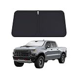 Windshield Sunshade Compatible for Chevrolet Silverado 1500 2019-2026