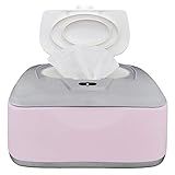 GOGO pure Baby Wet Wipes Warmer & Dispenser, Holder and Case - Purple, Playful/Cute, with Easy Press On/Off Switch, Holds 100 Wipes, Worldwide Use