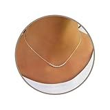 Annika Bella 925 Sterling Silver Beaded Bar Necklace for Women, Dainty Short Necklace with Silver Beads, Tarnish Resistant Jewelry, Gift for Her