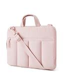 BAGSMART 13-14 Inch Laptop Sleeve with Handle and Accessory Pocket for Work