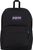 JanSport SuperBreak One Backpacks - Durable, Lightweight Bookbag with 1 Main Compartment, Front Utility Pocket with Built-in Organizer - Premium Backpack, Black