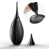 VSGO Camera Air Blower with Filter, Soft Tip and Self-Standing Base, Black