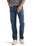 Wrangler Authentics Men's Regular Fit Comfort Flex Waist Jean, Blue Ocean, 42W x 29L
