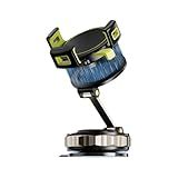 Magnetic Car Phone Holder | 360 Degree Rotatable Vacuum Suction Dashboard Mount | Portable Smartphone Cradle for Drivers, Delivery, Commuting | Highway, Urban Traffic & Road Trip Use