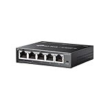 TP-Link TL-SG105S-M2 | 5-Port Multi-Gigabit 2.5G Ethernet Switch | Unmanaged Network Switch | Ethernet Splitter | Plug & Play | Desktop/Wall Mount | Silent Operation