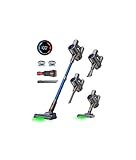 VersLife Z8 Cordless Vacuum Cleaner, 40kPa/500W Power Suction, LED Display, 6-in-1 Lightweight Stick Vacuum with Green LED Light, 6-Stages Filtration, Self-Standing for Pet Hair Hard Floor Carpet