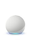 Amazon Echo Dot (newest model) - Vibrant sounding speaker, Designed for Alexa+, Great for bedrooms, dining rooms and offices, Glacier White