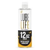 LUBELIFE Water-Based Lube – Personal Lubricant for Men, Women & Couples, Travel Size, Non-Staining, Easy Clean-Up, Toy-Safe, 12 Fl Oz