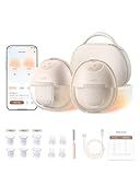 eufy Security Breast Pump S1 Pro, Heated Wearable, Slim Hands-Free with Industry-Leading HeatFlow Tech, Wireless Charging Case, App-Controlled OptiRhythm, Hospital-Grade Suction, in-Bra Use