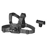 SMALLRIG Chest Mount for DJI Osmo Action 6 / Nano, with Quick Release Interface & Safety Lock, Adjustable Tightness, High Elasticity Strap Fits 78-120cm - 6305