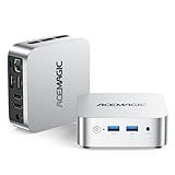 ACEMAGIC V1 Mini PC Computers, Intel Twin Lake N150(Turbo 3.6GHz), 16GB DDR4 RAM 1TB M.2 SSD Mini Desktop Computer, 4K HDMI DP/2xUSB3.2 WiFi/BT, VESA GbE, HTPC/Business Office Micro Pc