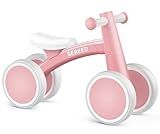 SEREED Baby Balance Bike for 1 Year Old Boys Girls 12-24 Month Toddler Balance Bike, 4 Wheels Toddler First Bike, First Birthday Gifts