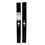 Maxpower 561556B Blade Set for 42" Cut MTD, Cub Cadet, Troy-Bilt Replaces OEM No. 742-04308, 742-04312, 942-04308, 942-04312