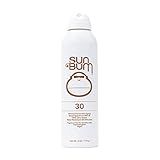 Sun Bum Mineral SPF 30 Sunscreen Body Spray - Water-Resistant Broad Spectrum Moisturizing Sunscreen with Vitamin E - Hawaii 104 Act Compliant (Made without Octinoxate & Oxybenzone) - 6 oz