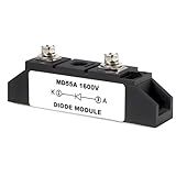 MAKERELE MD55A（50A）-16 Anti-Reverse Solar Diode Module, Blocking One Way Diode Peak Voltage 1600V for Solar Cells and Panels (1 Pack)