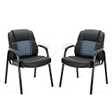 Sweetcrispy Waiting Room Chairs Set of 2, Executive Office Guest Chairs