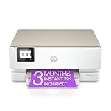HP ENVY Inspire 7255e Wireless Color Thermal Inkjet Printer, Print, scan, copy, Easy setup,Mobile printing, Best-for-home, 3 month Instant Ink trial included