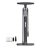 VIMILOLO Bike Pump, Air Bicycle Pump Inflator for Presta and Schrader Valve Tire Ball Bike Portable Pumps 160PSI