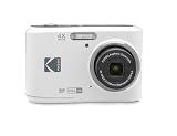 KODAK PIXPRO FZ45 16MP Compact Digital Camera, 4X Optical Zoom, AA, White