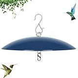Bird Feeder Dome Guard,Squirrel Baffle for Hanging Feeder,13-Inch Cover for Shepherd's Hook in the Outdoors,Smart Birds Feeder's Umbrella(Blue), 1 Pack