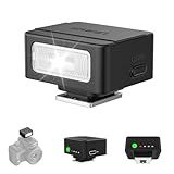 ULANZI SL01 Mini Flash Speedlite, GN8 6500K Camera Flash Light Compatible with Sony Canon Fuji Nikon Panasonic Pentax Olympus Leica Camers Flash, 4 Power Levels Mini Camera Flash NOT for Sony ZV-1F
