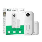 Blink Video Doorbell – Head-to-toe HD view, two-year battery life, and simple setup. Sync Module Core included – System (White)