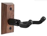 VEINTICO Ukulele Wall Mount Hanger, Black Walnut Hardwood Ukulele Hanger Holder for Concert Pineapple Soprano Tenor Baritone Mandolin and Banjo, Ukulele Wall Hook Display for Home, Studio, Concert.