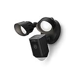Ring Floodlight Cam Wired Plus — Outdoor home or business security with motion-activated 1080p HD video and floodlights, (2021 release) Black