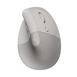 Logitech Lift Vertical Ergonomic Wireless Mouse - Sand