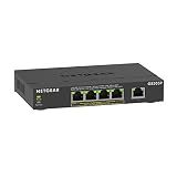NETGEAR 5-Port Gigabit PoE Switch (GS305P) - Unmanaged Essentials Switch with 4 x PoE+ Ports @ 63W, Desktop or Wall Mount