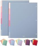 Mr. Pen- Dividers for 3 Ring Binder, 2 Sets, 6 Pack/Set, 12 pcs