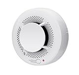 2-in-1 Smoke and Heat Detector Fire Alarms Smoke Detectors with Advanced Photoelectric Smoke Alarm with LED Indicator and Silence Button Environmental Overheating