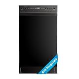 Midea 18 Inch Built-in Dishwasher, 8 Place Settings, Stainless Steel Tub