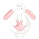 WoollyPearl Bunny Microwavable Heating Pad for Period Cramps Relief – Cute Heating Pad for Back, Neck & Shoulder Pain, Gifts for Women, Teens, Kids - Cozy Bunny Plush Heatable Stuffed Animals
